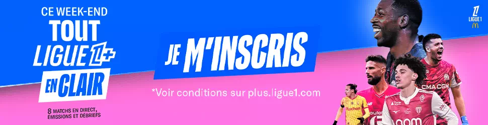 S’inscrire à Ligue1+ pour suivre la 31e journée