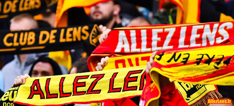 Allez Lens, les supporters Sang et Or