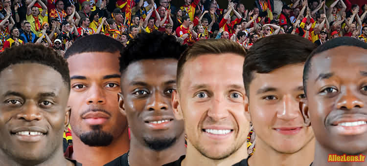 Les internationaux du Rc Lens