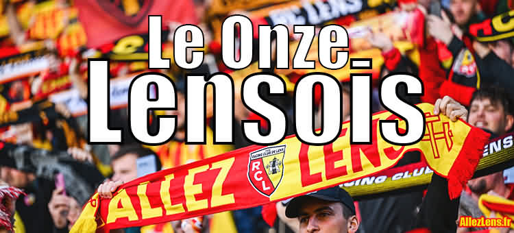 Le onze titulaire du RC Lens à Saint Etienne