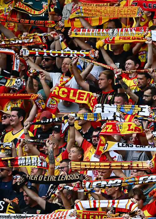 Les supporters du RC Lens