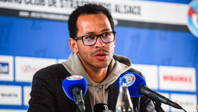 Liam Rosenior, coach du RC Strasbourg