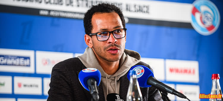 Liam Rosenior, coach du RC Strasbourg