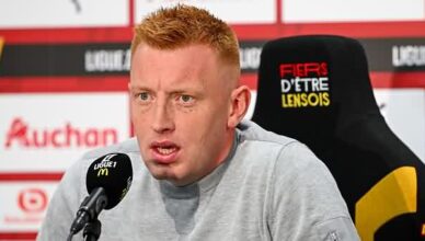 Will Still en conférence de presse avant le match entre le RC Lens et le FC Nantes