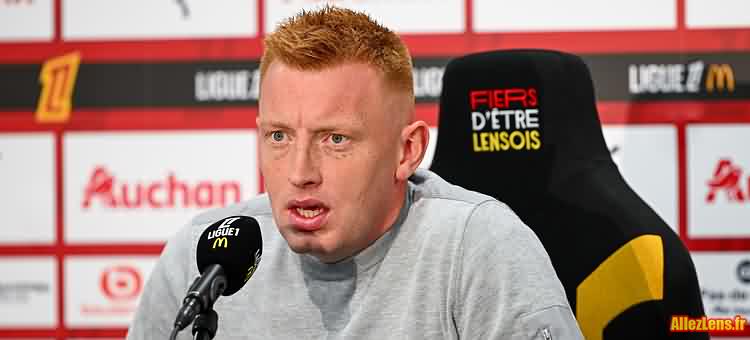 Will Still en conférence de presse avant le Derby entre le RC Lens et le Losc