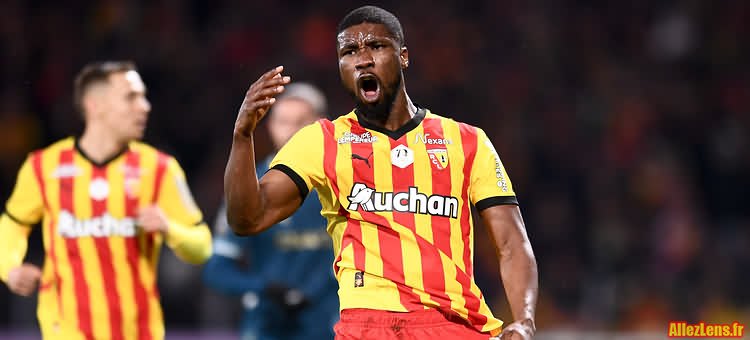 Kevin Danso lors de Rc Lens - OM