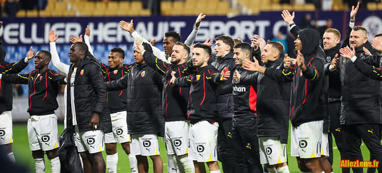 Belle victoire du RC Lens à Montpellier