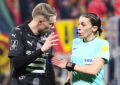 Madame Frappart a refusé un but au rennais lors de la rencontre face au RC Lens