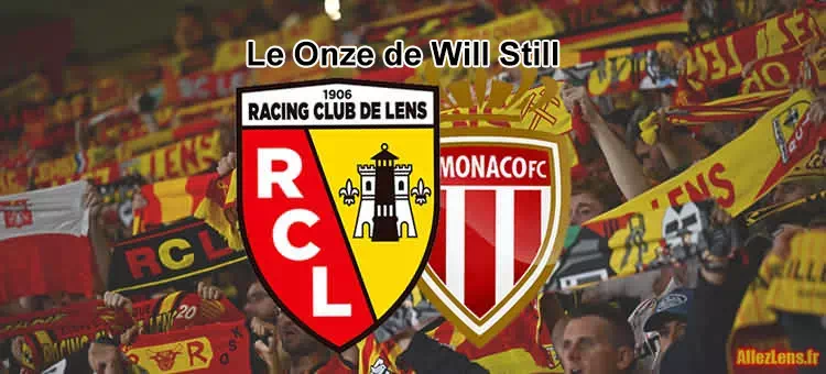 le onze titulaire du Rc Lens pour la réception de Monaco