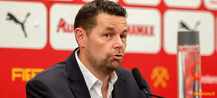 Pierre Sage commente le départ de Lens d'Andy Diouf