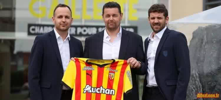 Le nouveau trio à la tête du RC Lens