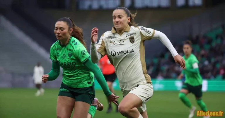 Le RC Lens Féminin en échec à l'ASSE