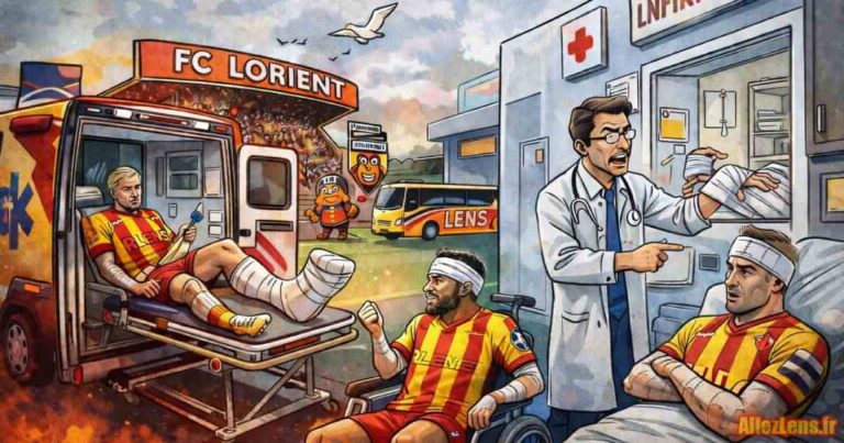 Beaucoup de blessés à Lens avant le déplacement à Lorient