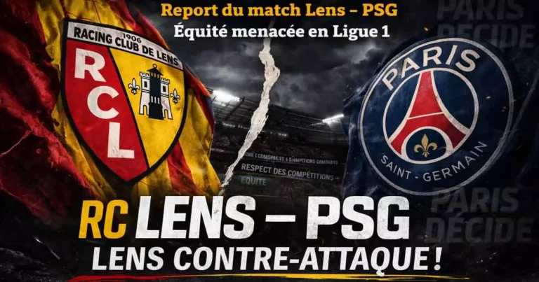 Lens - PSG, la polémique