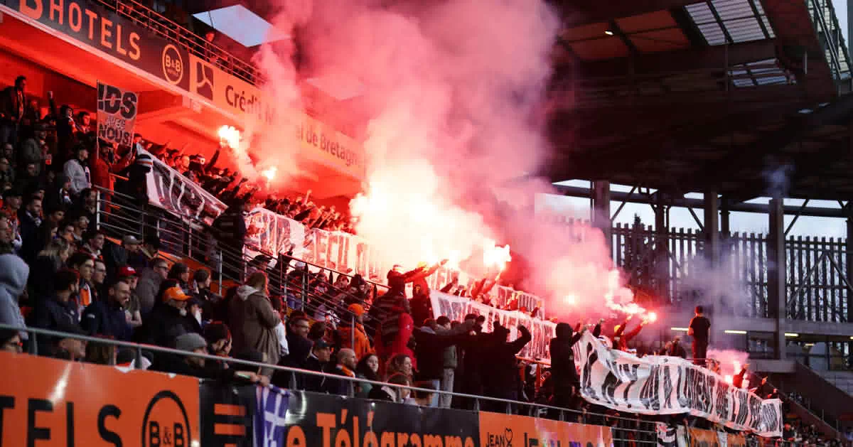 Le FC Lorient privé d’une partie de son kop face au RC Lens