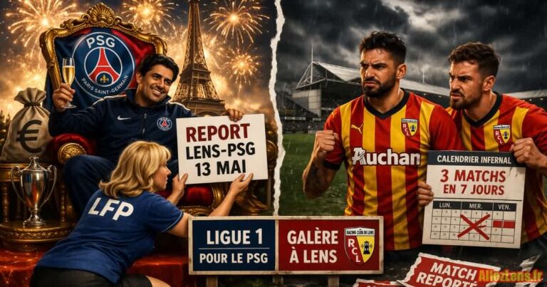 Report du match Lens PSG