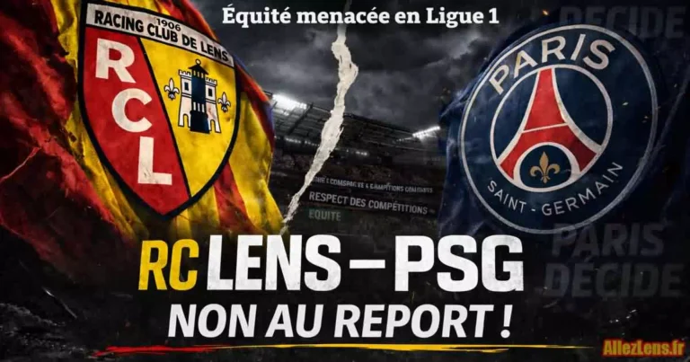 Report match Lens - PSG