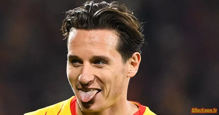 Florian Thauvin lors de Lens - Angers