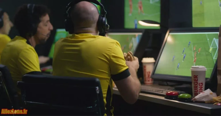 VAR lors du match Lorient-Lens