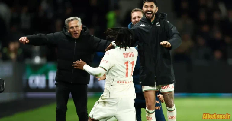 Elye Wahi, buteur avec Nice