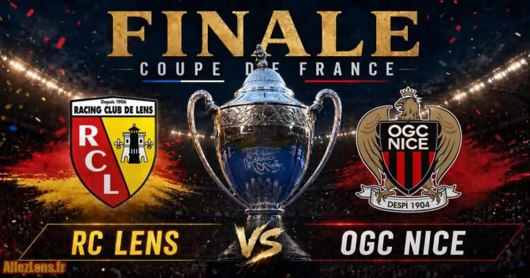 Lens Nice, finale de la Coupe de France