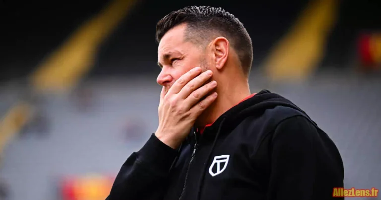 Pierre Sage lors de Rc lens - FC Rouen