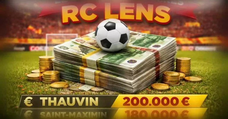 Salaires RC Lens 2026