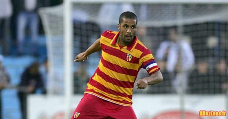 Patrick Barul sous le maillot du RC Lens à Bollaert, désormais partagé avant la finale de Coupe de France face à Nice.