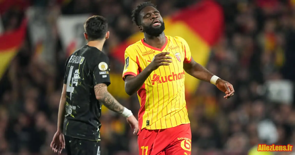 RC Lens : Odsonne Édouard ne répond plus et il le paye cash