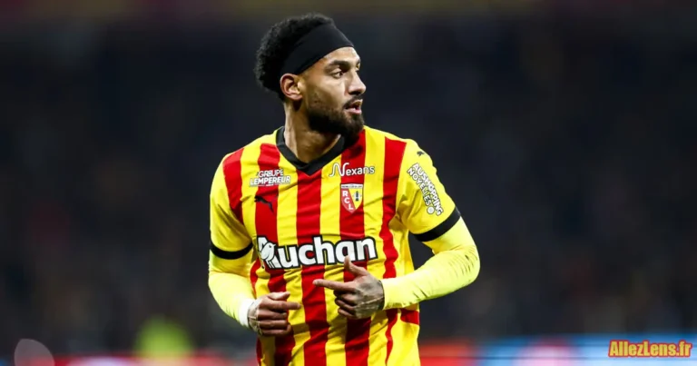 Angelo Fulgini sous le maillot du RC Lens, symbole d'un passage en Artois qui s'est terminé dans l'amertume