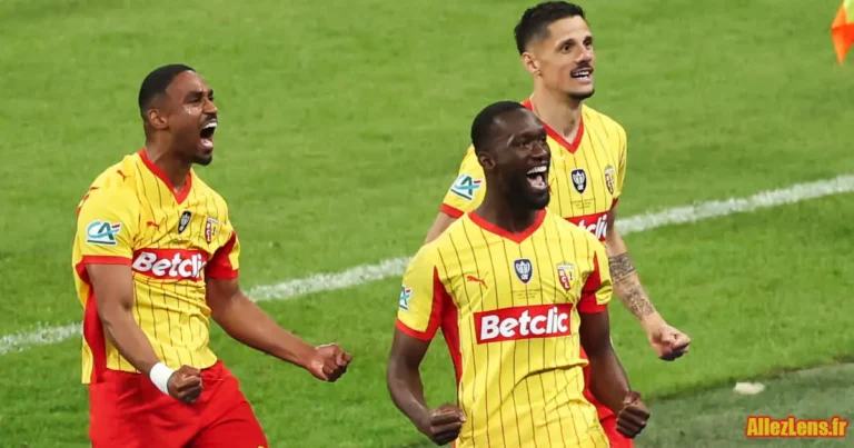 Abdallah Sima, ivre de joie, après son but libérateur en finale de la Coupe de France.