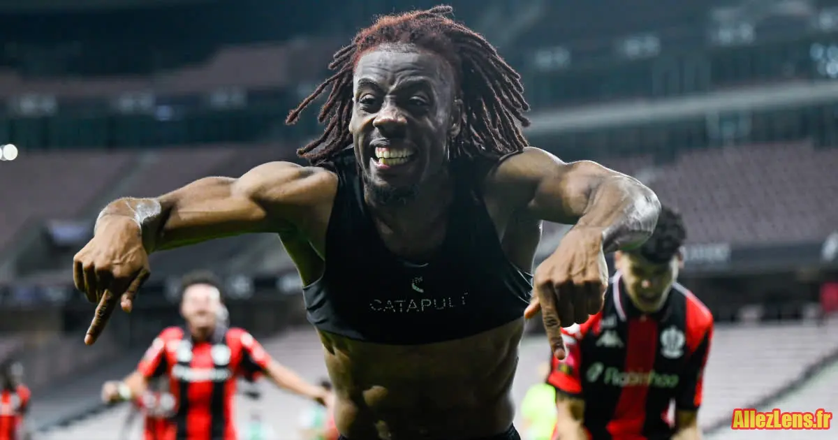 Elye Wahi, l'ancien lensois, sauveur de l'OGC Nice.