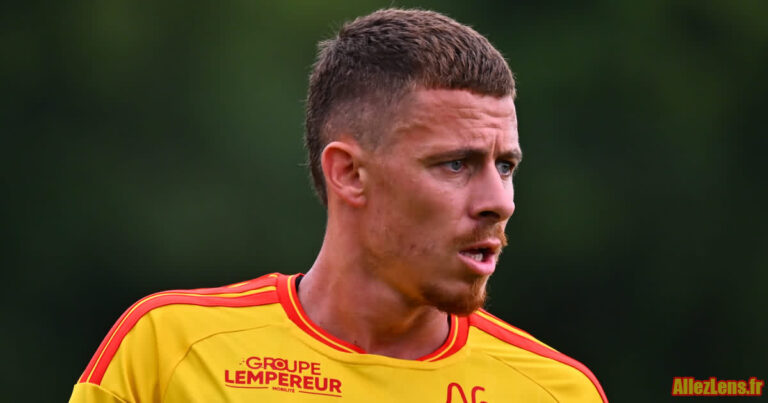 Match amical du Rc lens contre Charleroi. Thorgan Hazard.