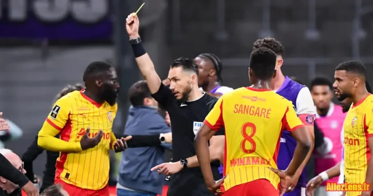 Jeremy Pignard au sifflet pour Lens - PSG