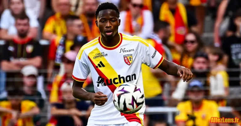 Souleymane Sagnan, jeune défenseur du RC Lens