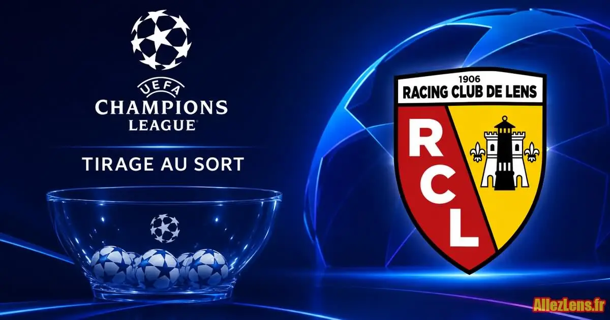 Tirage au sort Ligue des Champions pour le RC Lens