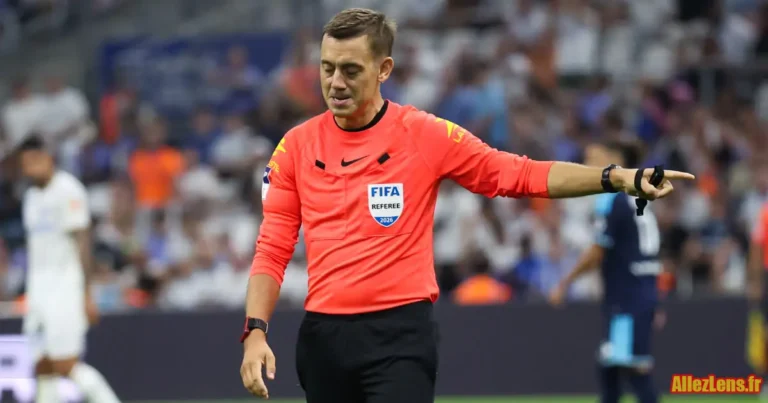 Clément Turpin au sifflet de Monaco - Lens