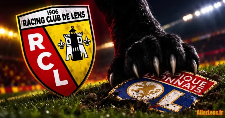 Rc Lens, chat noir de l'Olympique Lyonnais